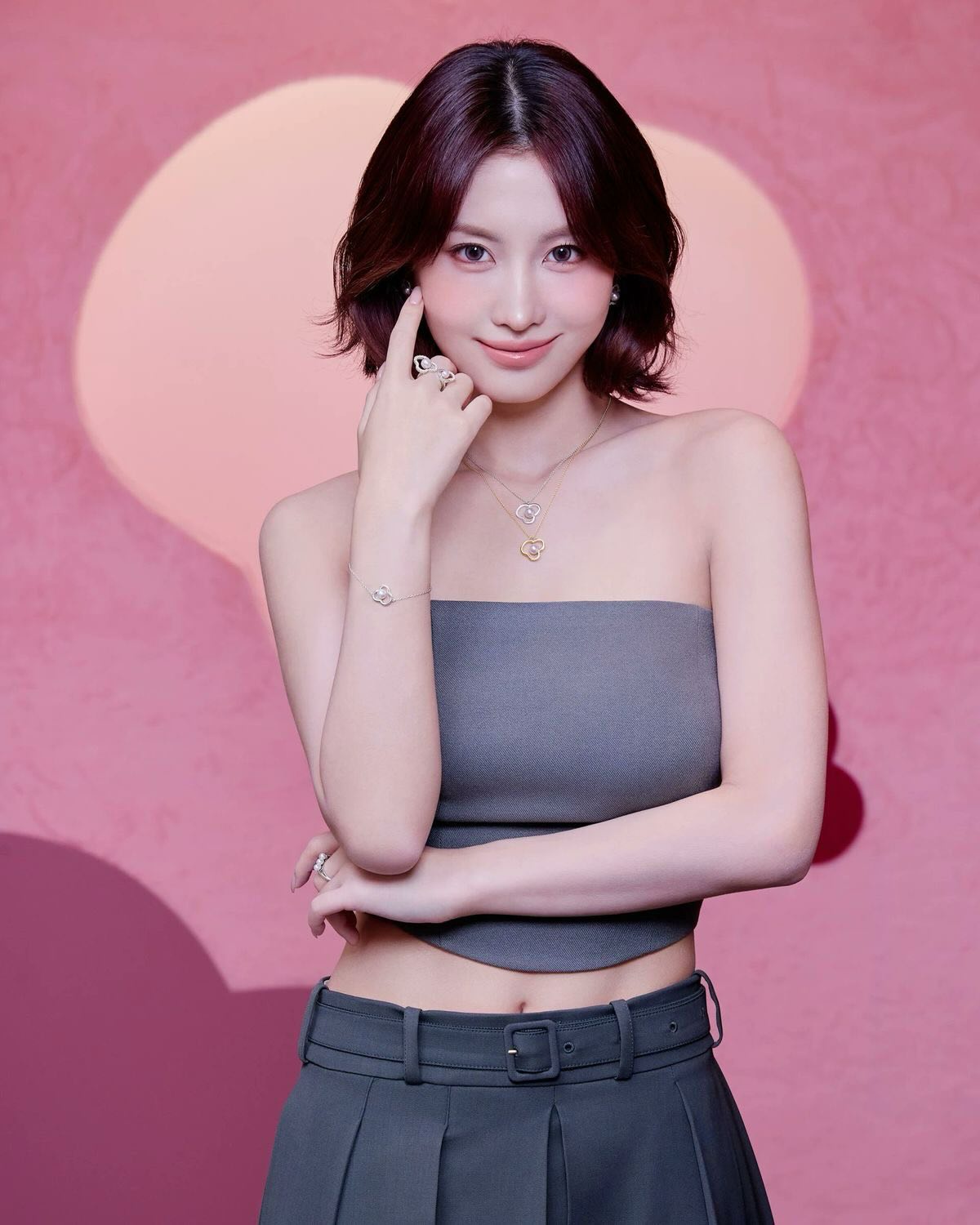 tube top fashionable outfit